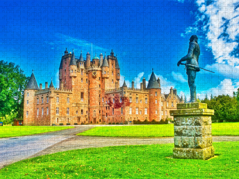Glamis Castle/ Angus (14. Jahrhundert) - CALVENDO Foto-Puzzle'