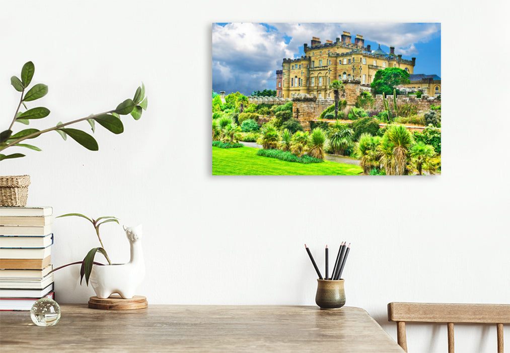 Premium Textil-Leinwand Premium Textil-Leinwand 120 cm x 80 cm quer Culzean Castle/ South Ayrshire (18. Jahrhundert)