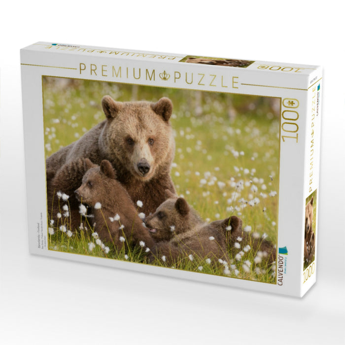 Bärenfamilie - Finnland - CALVENDO Foto-Puzzle'