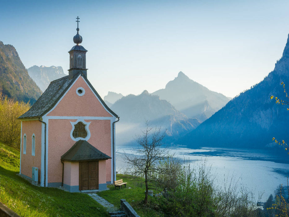 Kalvarienbergkirche in Ebensee - CALVENDO Foto-Puzzle'