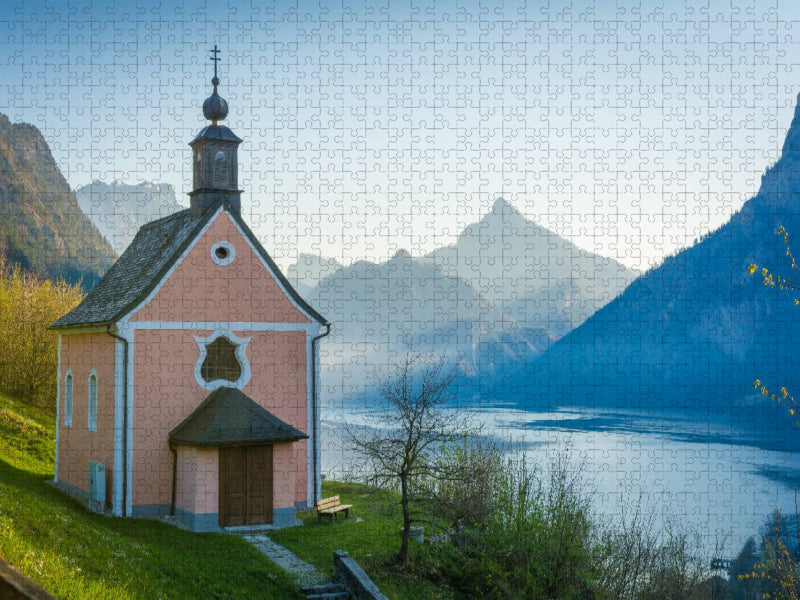 Kalvarienbergkirche in Ebensee - CALVENDO Foto-Puzzle'