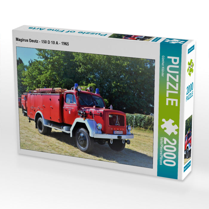 Magirus Deutz - 150 D 10 A - 1965 - CALVENDO photo puzzle 
