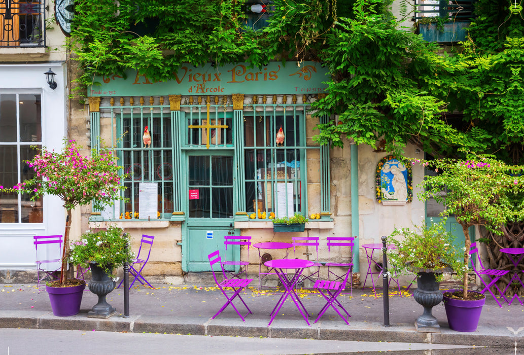 Premium Textil-Leinwand Ein Motiv aus dem Kalender Paris