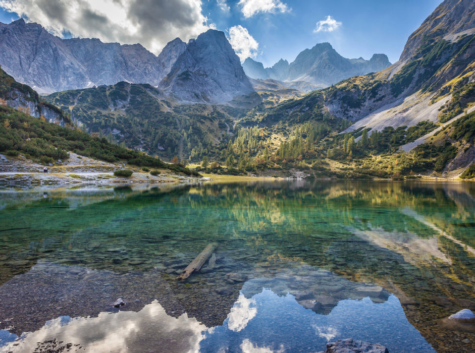 Seebensee im Gaistal, Ehrwald 2000 Teile Puzzle quer - CALVENDO Foto-Puzzle'