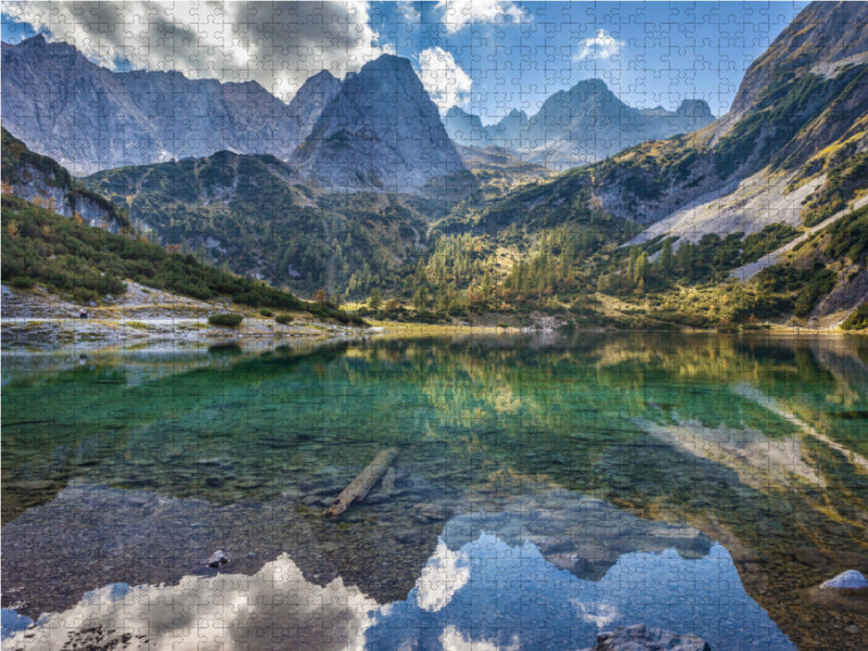 Seebensee im Gaistal, Ehrwald 2000 Teile Puzzle quer - CALVENDO Foto-Puzzle'