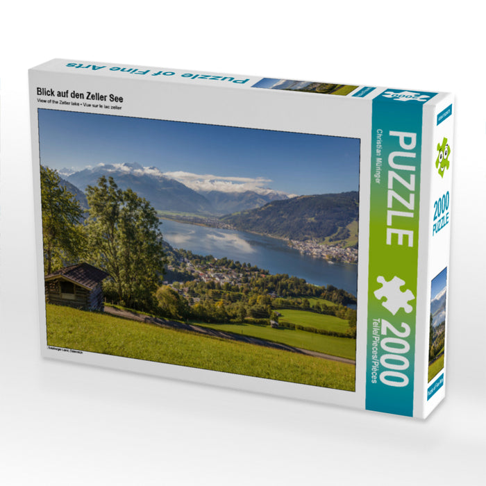 View of Lake Zell - CALVENDO photo puzzle 