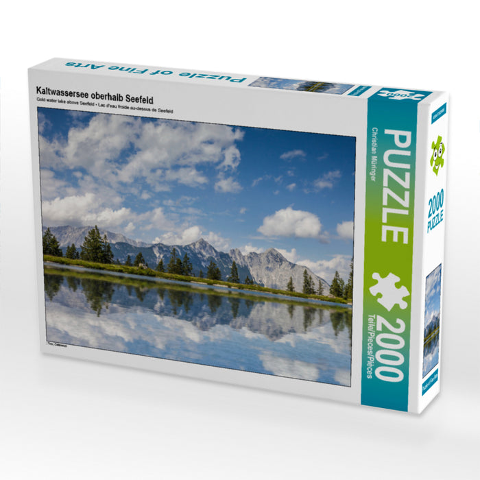 Kaltwassersee oberhalb Seefeld 2000 Teile Puzzle quer - CALVENDO Foto-Puzzle'