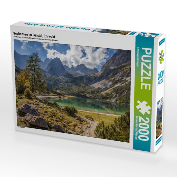 Seebensee dans le Gaistal, Ehrwald - Puzzle photo CALVENDO 