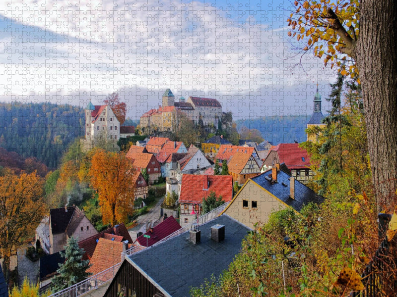 Burg Hohnstein - CALVENDO Foto-Puzzle'