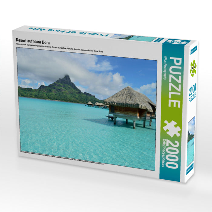 Resort auf Bora Bora 2000 Teile Puzzle quer - CALVENDO Foto-Puzzle'