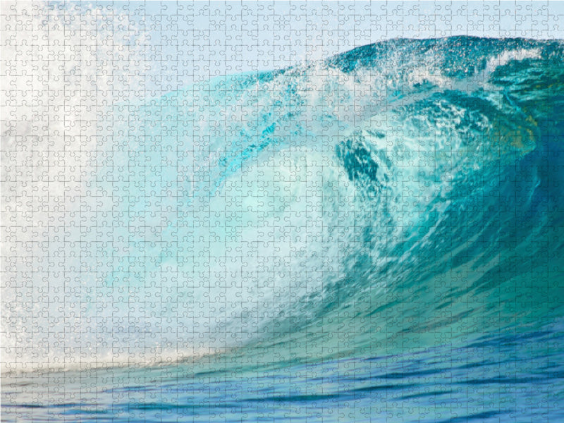 Vague de surf polynésienne - Puzzle photo CALVENDO 
