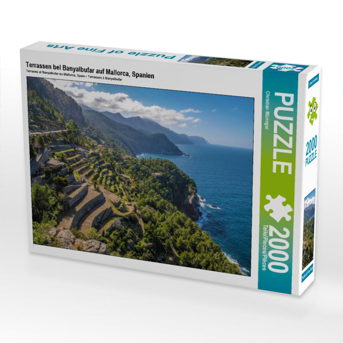 Terrassen bei Banyalbufar auf Mallorca, Spanien 2000 Teile Puzzle quer - CALVENDO Foto-Puzzle'