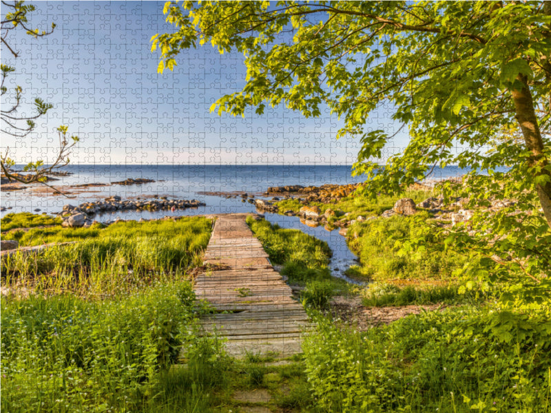 Spring splendor on the island of Bornholm - CALVENDO photo puzzle 
