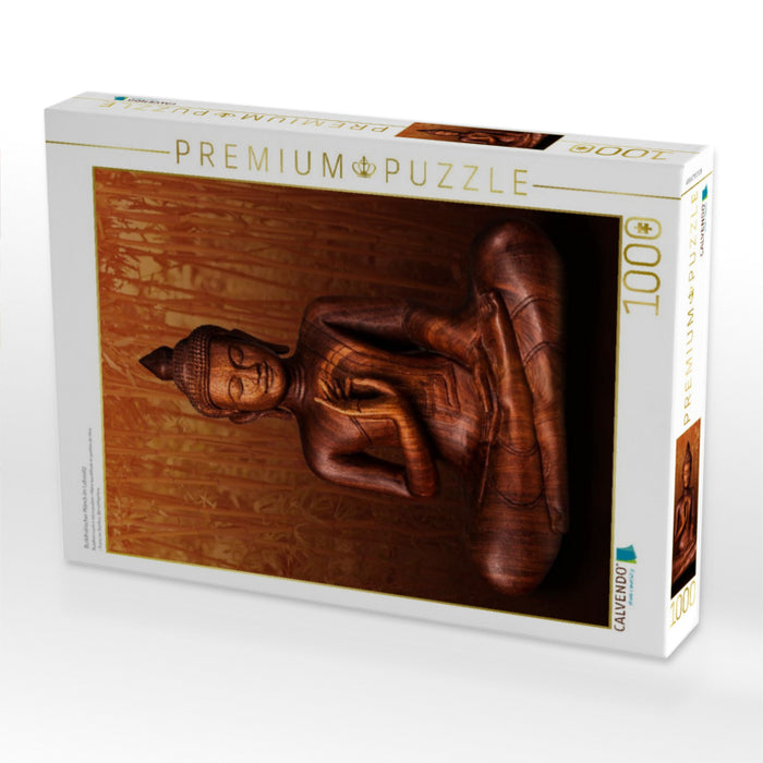 Buddhistischer Mönch im Lotussitz - CALVENDO Foto-Puzzle'