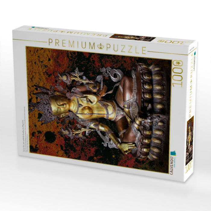 Grüne Tara, der weibliche Buddha des Mitgefühls - CALVENDO Foto-Puzzle'