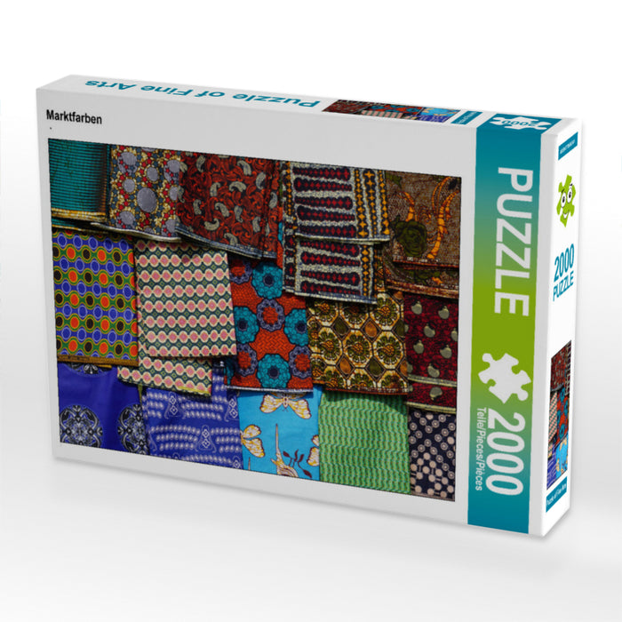 Couleurs du marché - Puzzle photo CALVENDO 