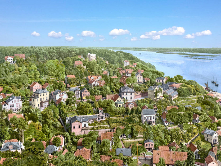 Blankenese um 1890 - CALVENDO Foto-Puzzle'