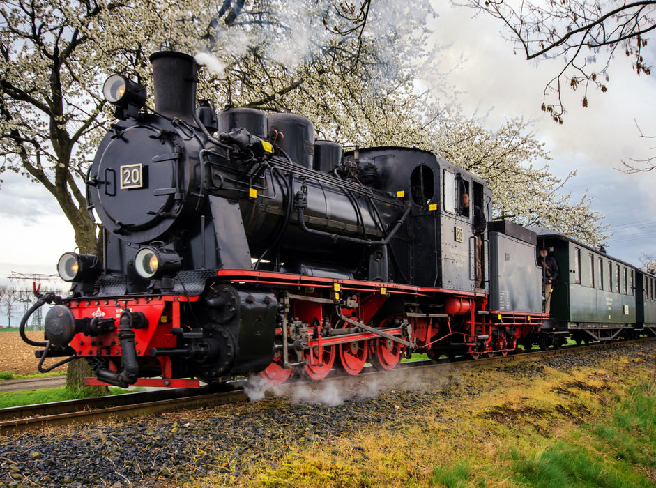 The Easter train - CALVENDO photo puzzle 
