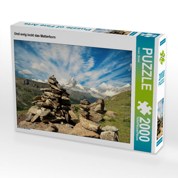 And the Matterhorn beckons forever - CALVENDO photo puzzle 