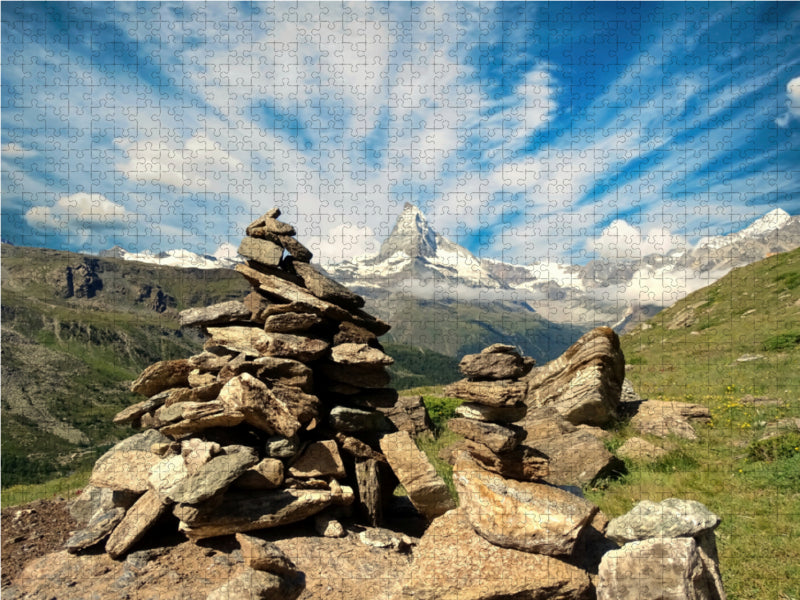 And the Matterhorn beckons forever - CALVENDO photo puzzle 