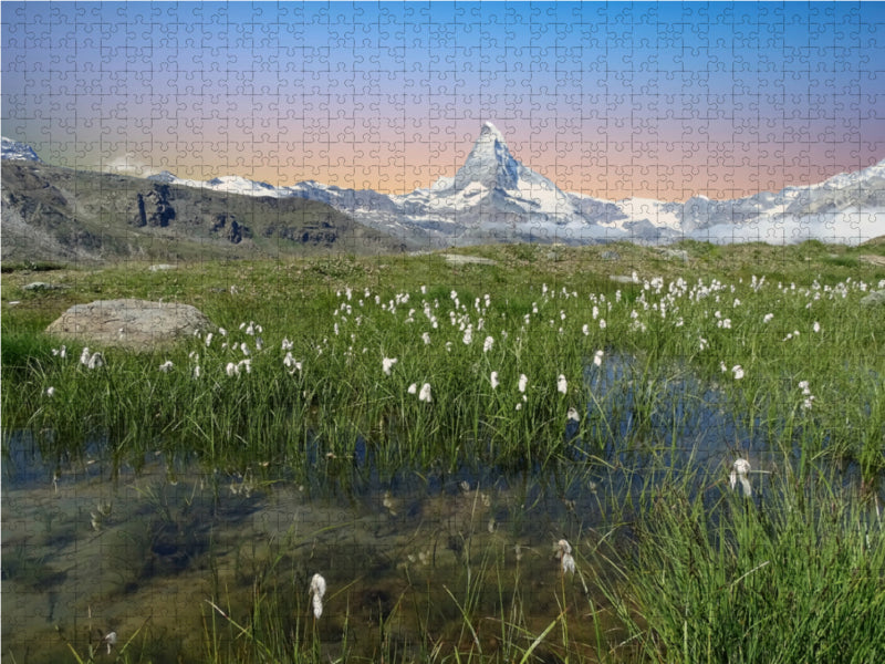 Unterwegs über Stock und Stein rund um Zermatt 2000 Teile Puzzle quer - CALVENDO Foto-Puzzle'