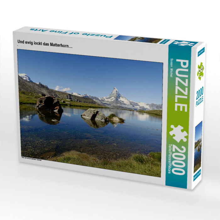 And the Matterhorn beckons forever.... - CALVENDO photo puzzle 