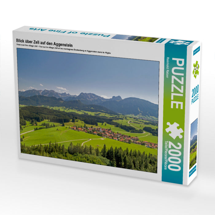 View over Zell to the Aggenstein - CALVENDO photo puzzle 