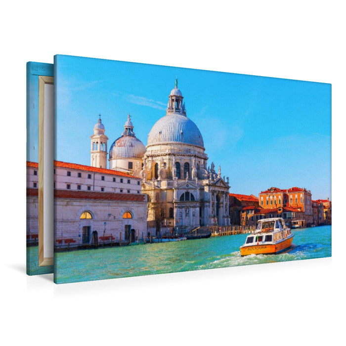 Premium Textil-Leinwand Canale Grande in Venedig