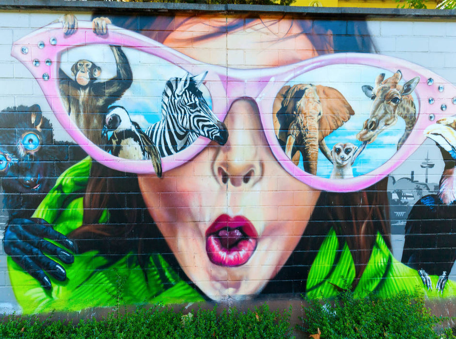 Streetart in Köln, Deutschland - CALVENDO Foto-Puzzle'
