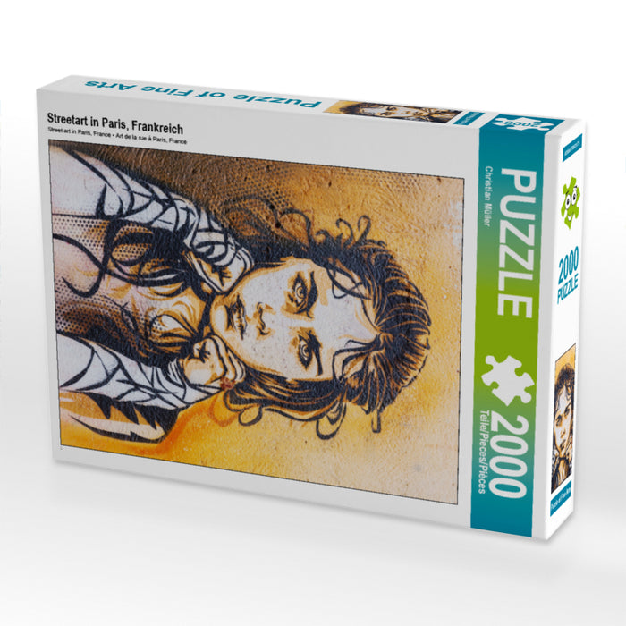 Streetart in Paris, Frankreich 2000 Teile Puzzle hoch - CALVENDO Foto-Puzzle'