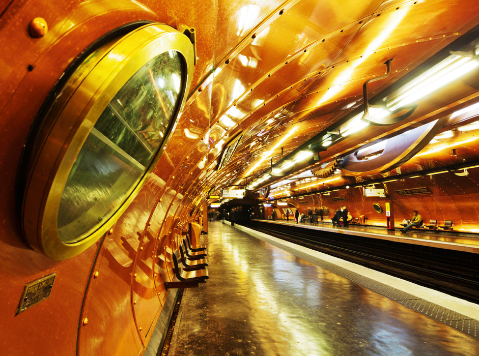 U-Bahn Station Arts-et-Métiers in Paris, Frankreich 2000 Teile Puzzle quer - CALVENDO Foto-Puzzle'