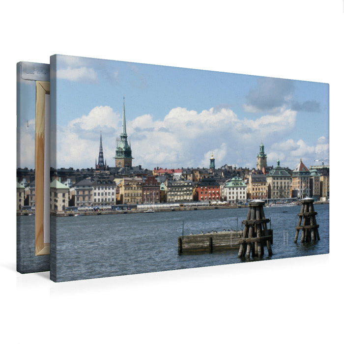 Premium Textil-Leinwand Gamla Stan, Stockholm