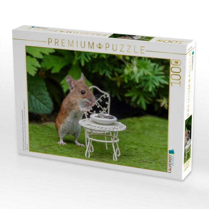 Der Tisch ist gedeckt! Auch Mäuschen wollen gepflegt speißen! - CALVENDO Foto-Puzzle'