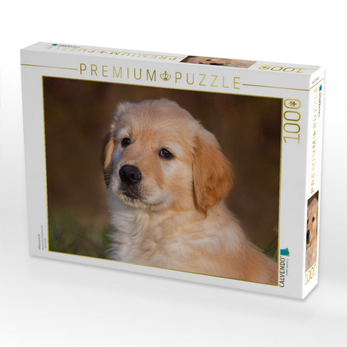 Puppy portrait - CALVENDO photo puzzle 