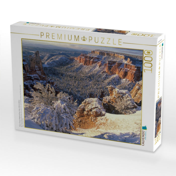Bryce Canyon National Park, Utah, USA im Winter - CALVENDO Foto-Puzzle'