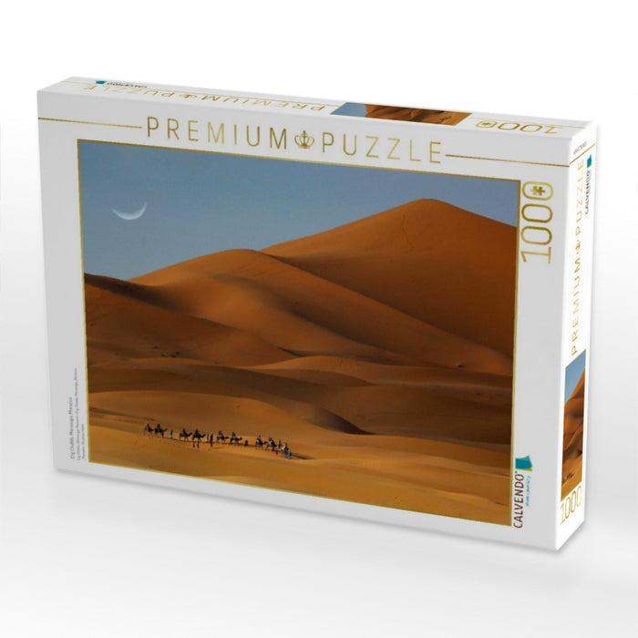 Erg Chebbi, Merzouga, Morocco - CALVENDO Foto-Puzzle'