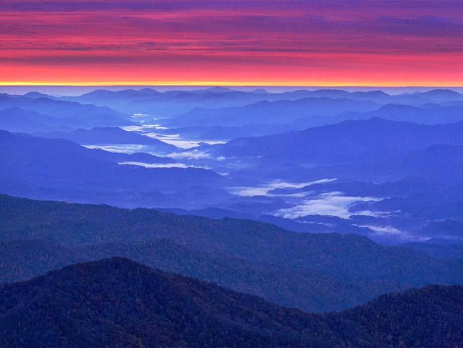 Clingmans Dome, Great Smokey Mountain National Park, North Carolina, USA - CALVENDO Foto-Puzzle'