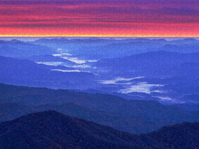 Clingmans Dome, Great Smokey Mountain National Park, North Carolina, USA - CALVENDO Foto-Puzzle'