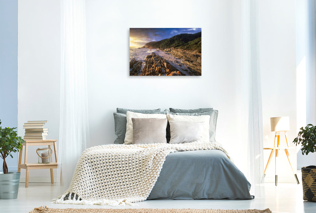 Premium textile canvas Premium textile canvas 120 cm x 80 cm landscape Tsitsikamma National Park, South Africa 