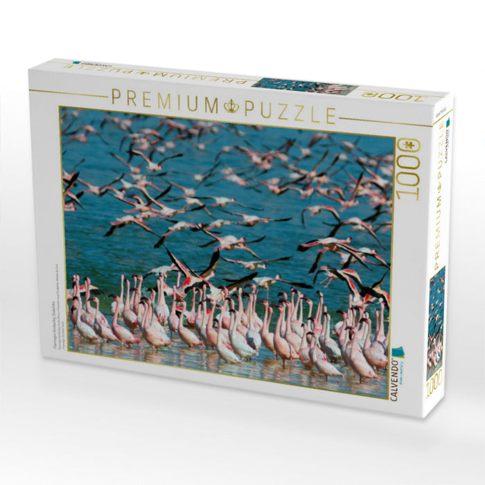 Flamingos Kimberley, Südafrika - CALVENDO Foto-Puzzle'