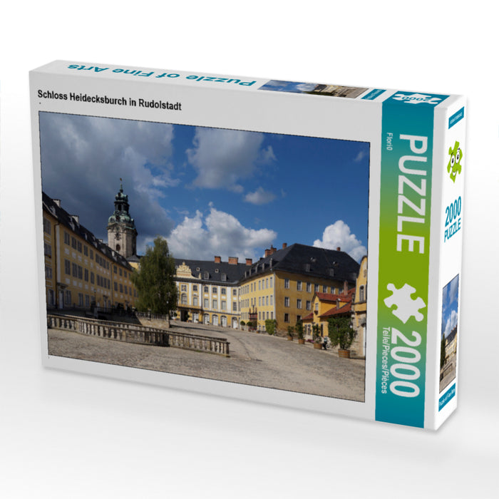 Schloss Heidecksburch in Rudolstadt 2000 Teile Puzzle quer - CALVENDO Foto-Puzzle'