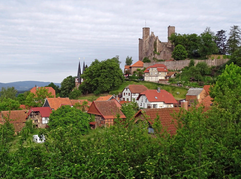 Burg Hanstein im Eichsfeld 2000 Teile Puzzle quer - CALVENDO Foto-Puzzle'