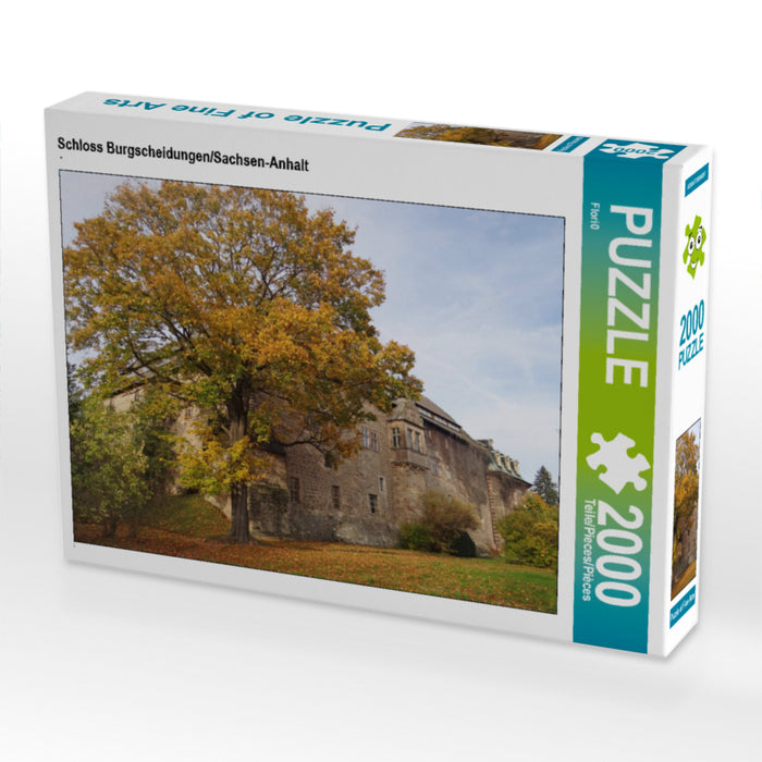Schloss Burgscheidungen/Sachsen-Anhalt 2000 Teile Puzzle quer - CALVENDO Foto-Puzzle'