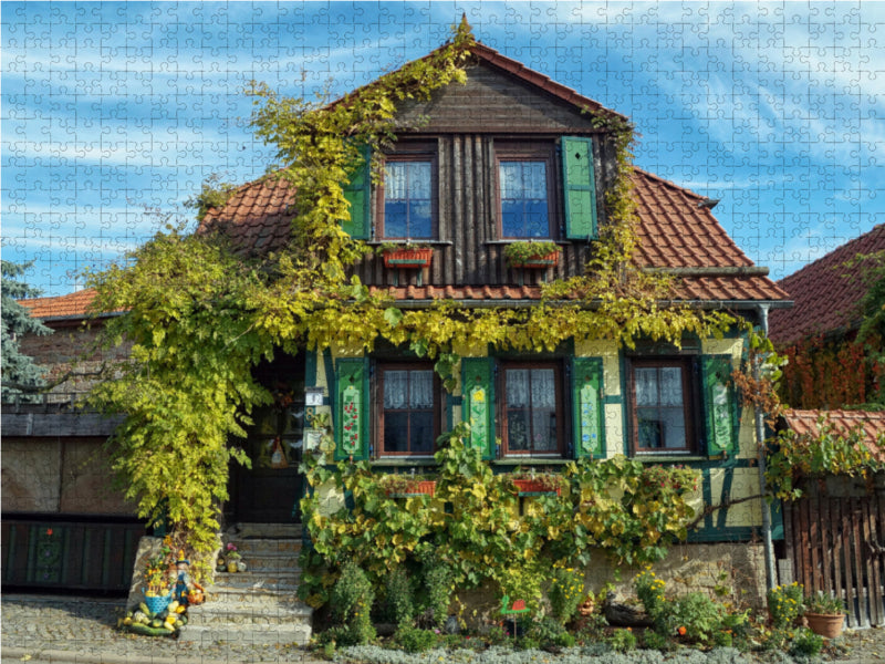 A witch's house in Tonndorf - CALVENDO photo puzzle 