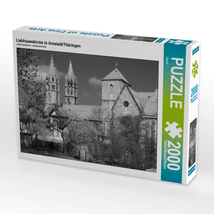 Liebfrauenkirche in Arnstadt/Thüringen 2000 Teile Puzzle quer - CALVENDO Foto-Puzzle'