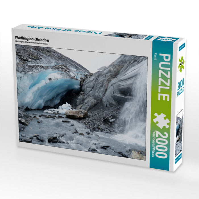 Worthington-Gletscher 2000 Teile Puzzle quer - CALVENDO Foto-Puzzle'