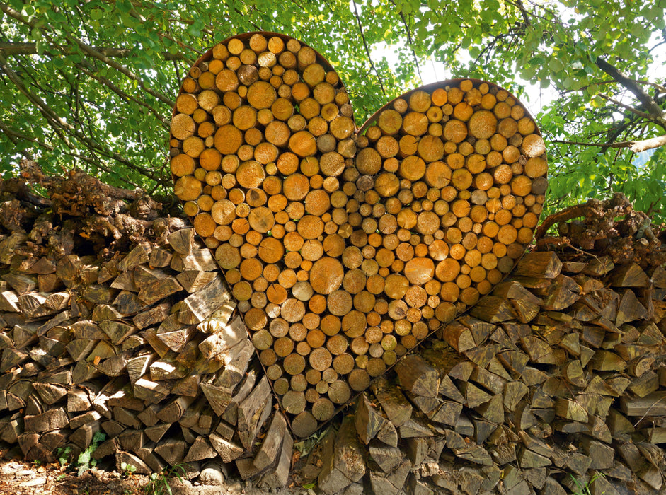 HolzHerz 2000 Teile Puzzle quer - CALVENDO Foto-Puzzle'