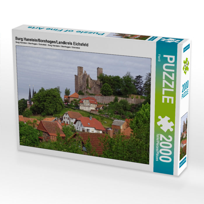 Burg Hanstein/Bornhagen/Landkreis Eichsfeld 2000 Teile Puzzle quer - CALVENDO Foto-Puzzle'