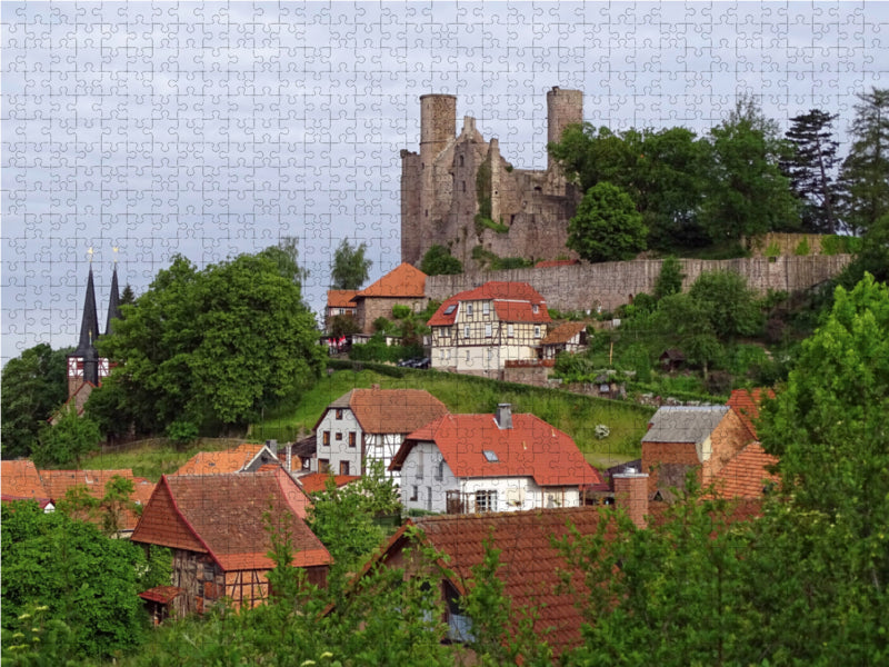 Burg Hanstein/Bornhagen/Landkreis Eichsfeld 2000 Teile Puzzle quer - CALVENDO Foto-Puzzle'
