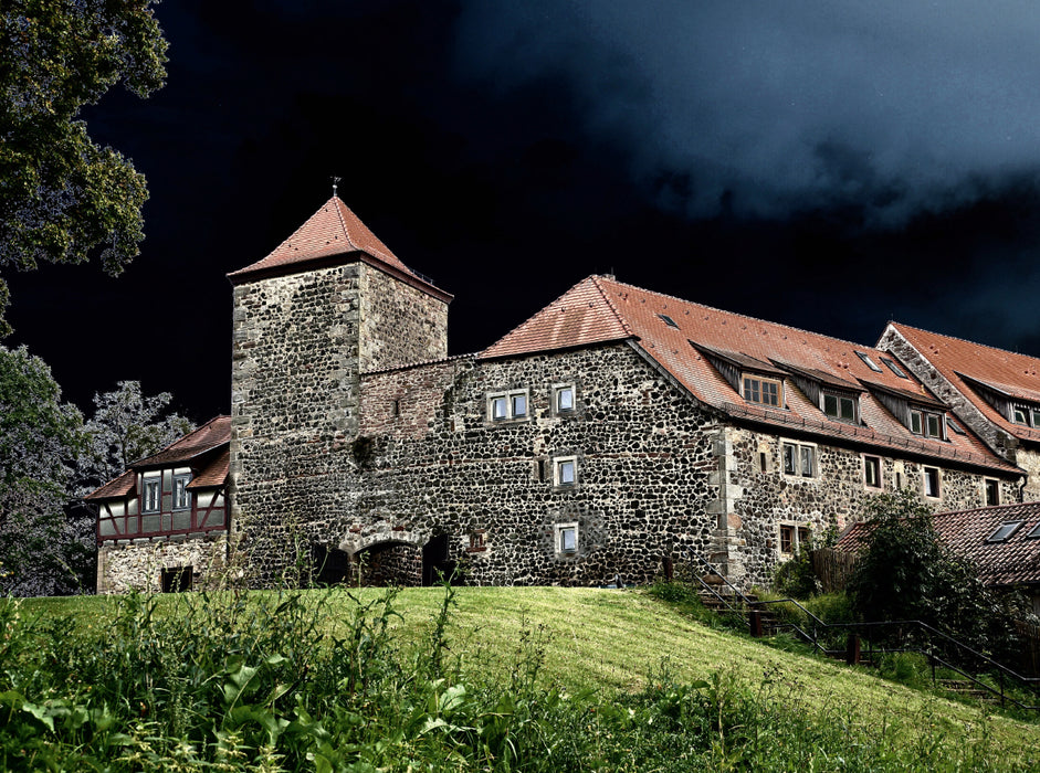 Höhenburg Fürsteneck in der Rhön/Hessen 2000 Teile Puzzle quer - CALVENDO Foto-Puzzle'